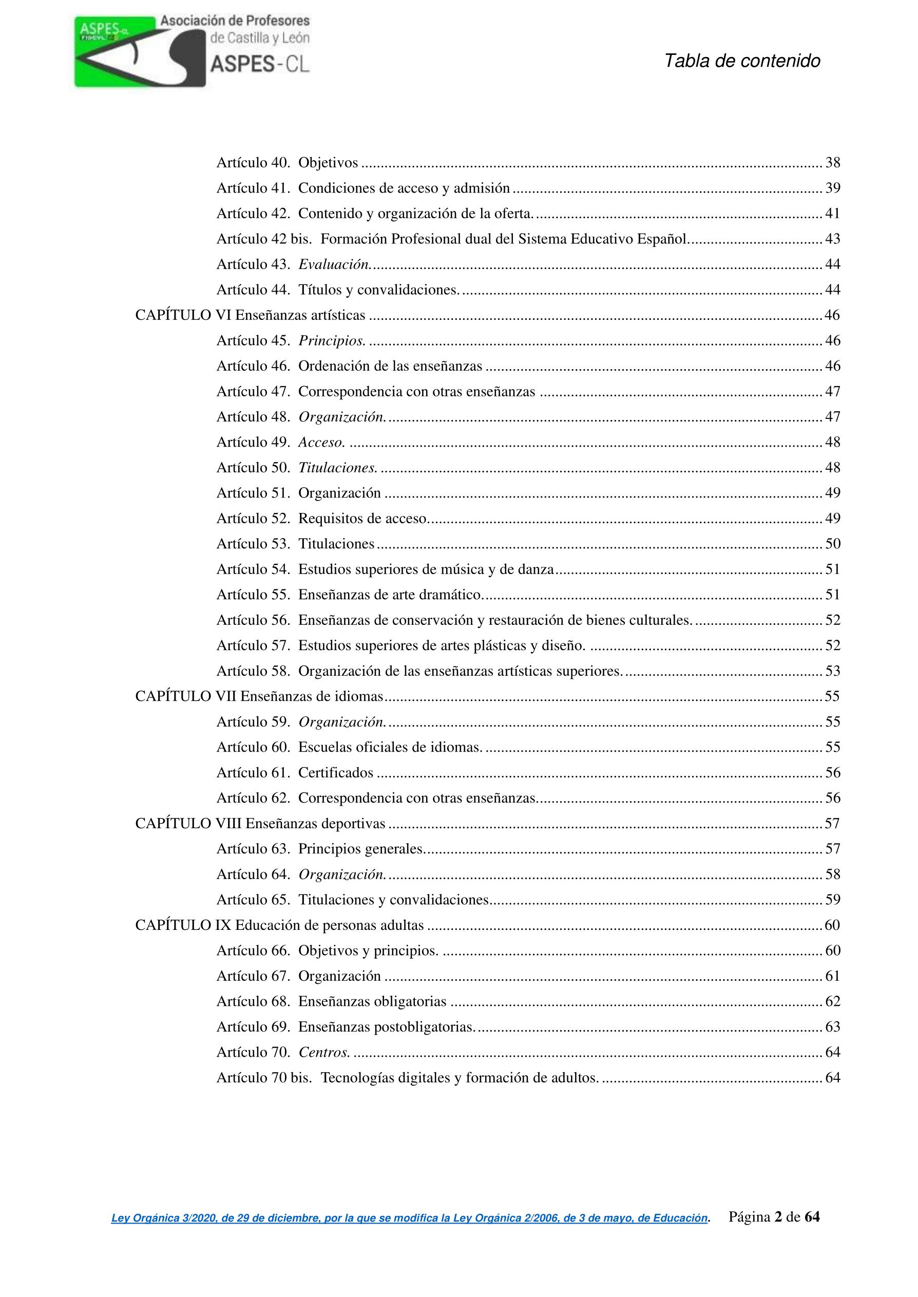 2 titulo I Las enseñanzas y su ordenación 3