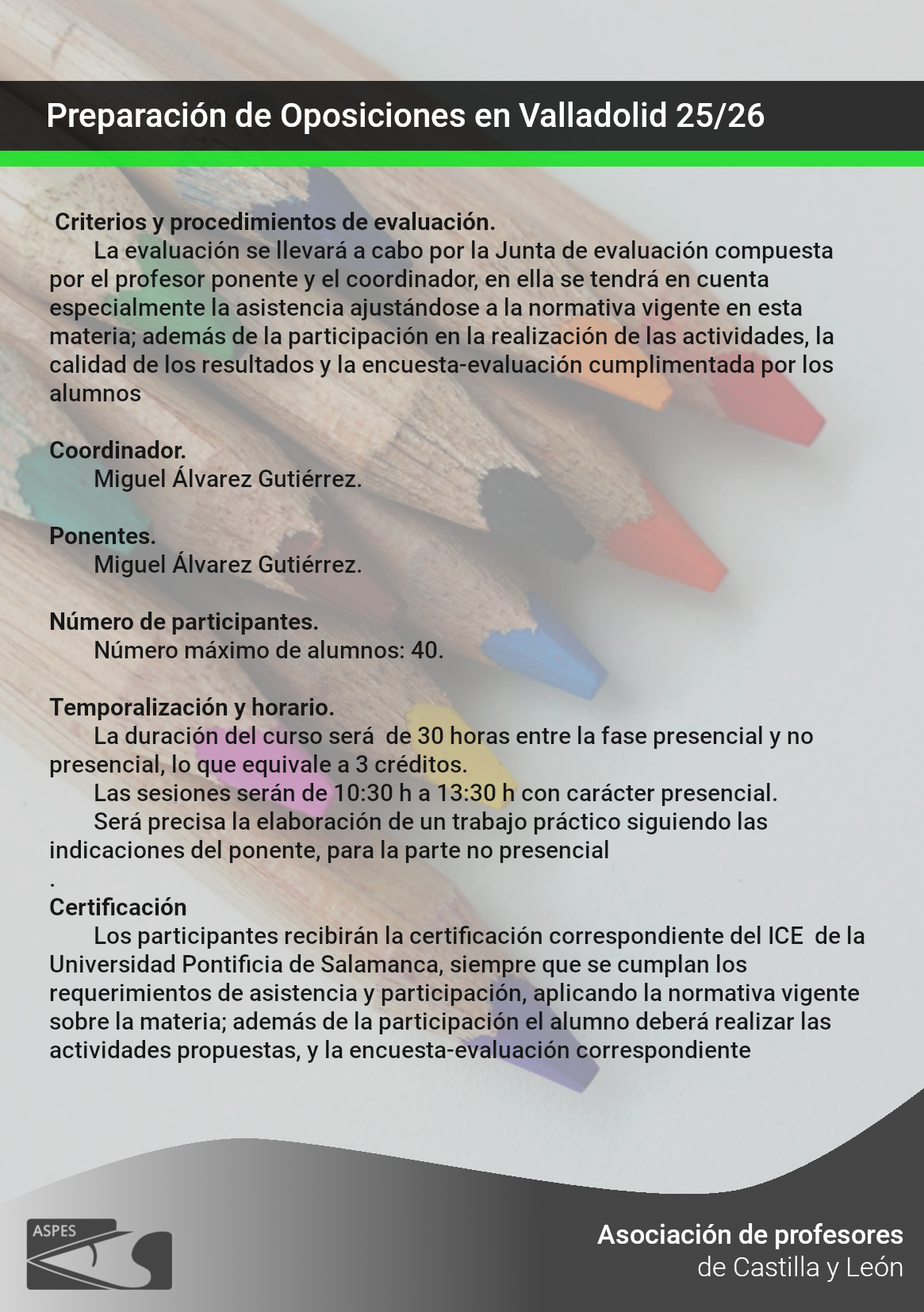 hoja4 Curso Presencial Valladolid 2025-2026