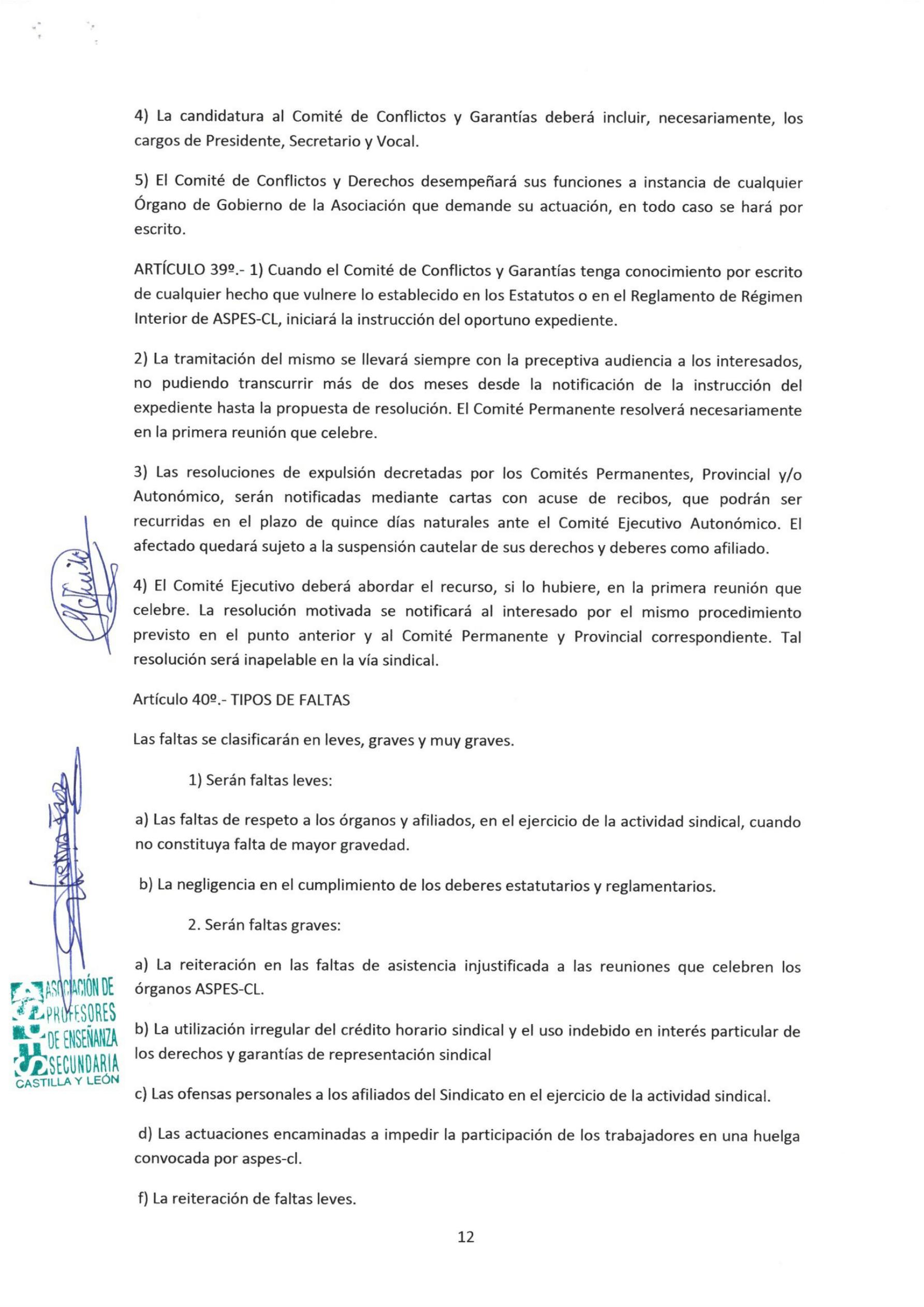 ReglamentoRegimenInteriorASPES 12