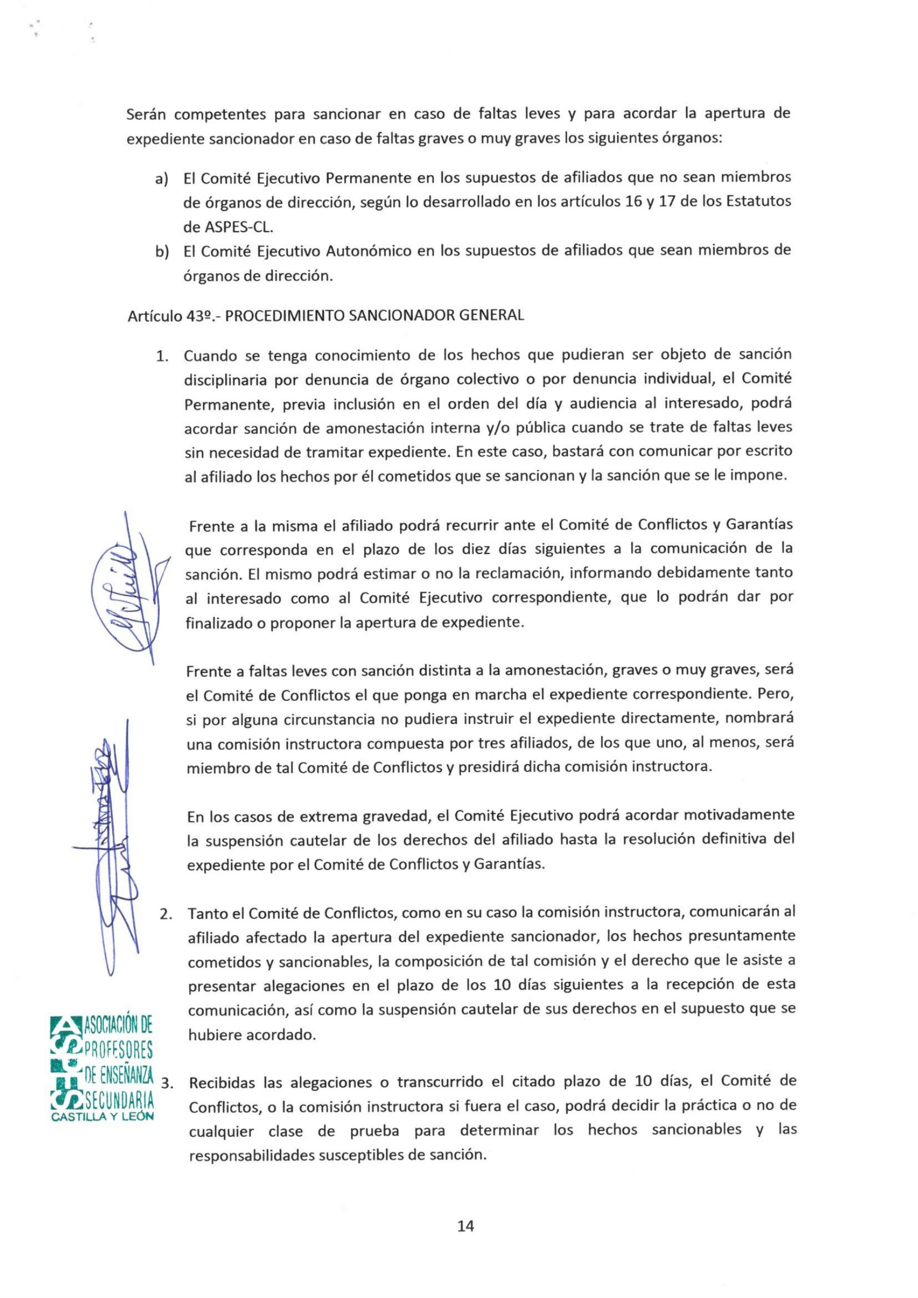 ReglamentoRegimenInteriorASPES 14