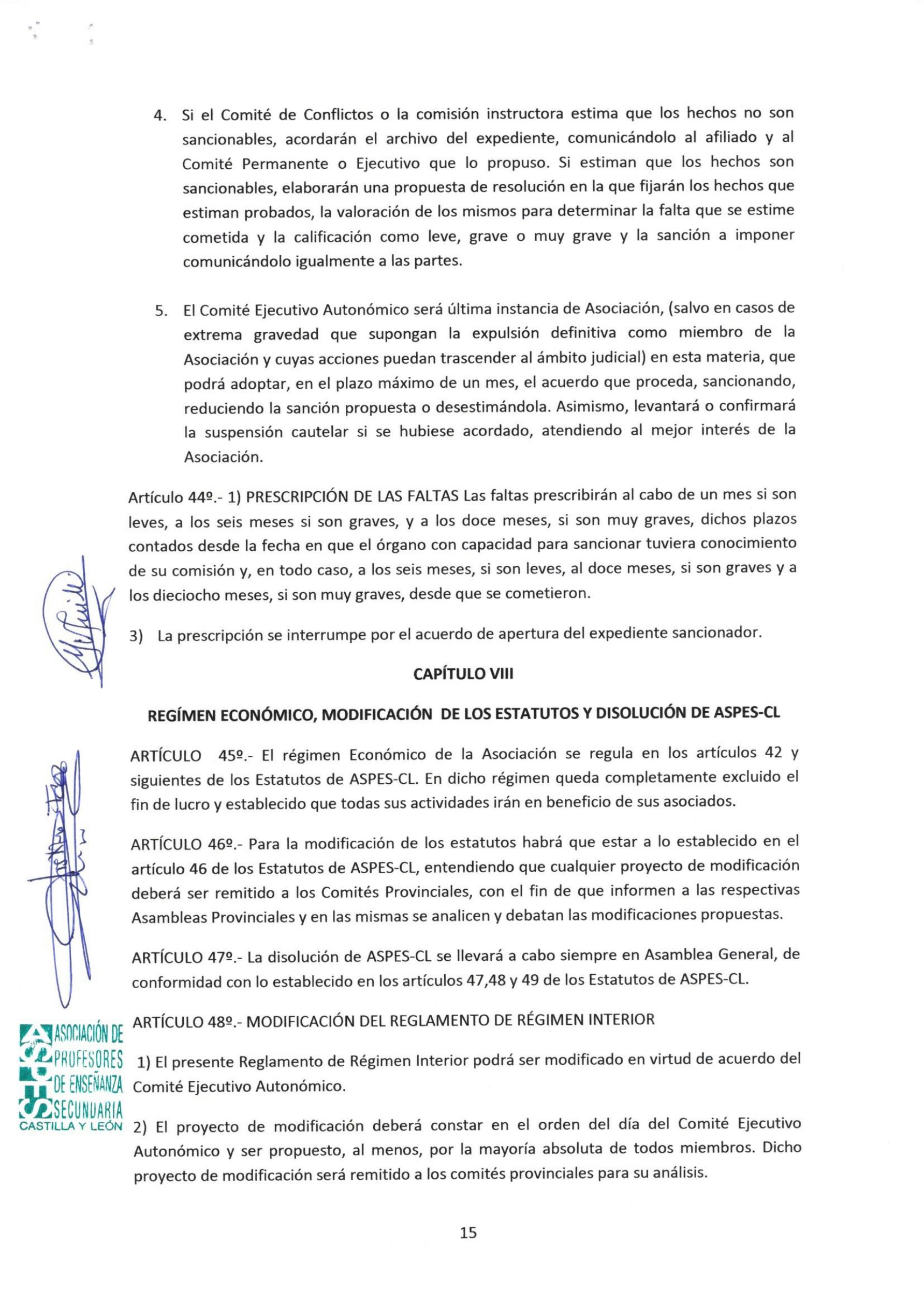 ReglamentoRegimenInteriorASPES 15